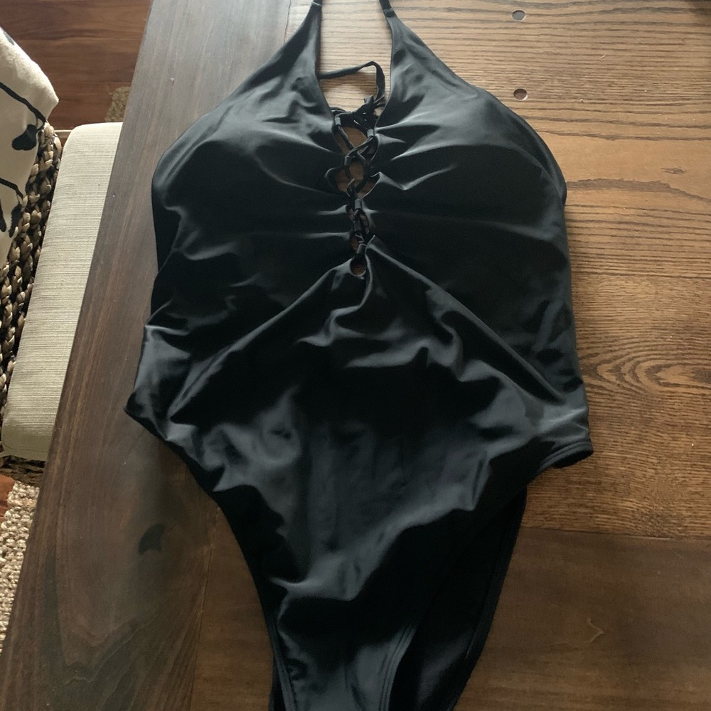Nwt aerie black one piece swimsuit